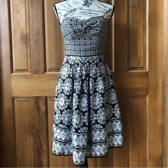 WHBM Silk Strapless Dress Size 0 - Picture 1 of 8